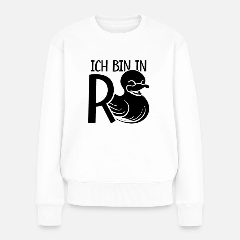 Rentner Rente - Frauen Premium Bio Pullover - Weiß