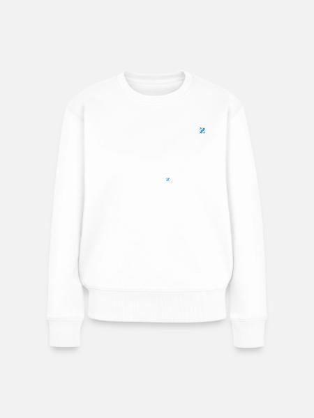 mamakonimma Mama Geschenk Muttertag bayrisch - Frauen Premium Bio Pullover - Weiß