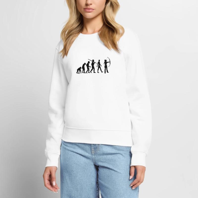 Femmes Tir à l’Arc Fléchet évolution Pull Premium bio Femme