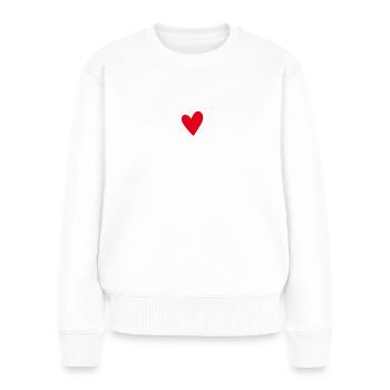 BESTE MAMA DER WELT MUTTERTAG MUTTERTAGSGESCHENK - Frauen Premium Bio Pullover - Weiß - Vorne - Julia (174cm)