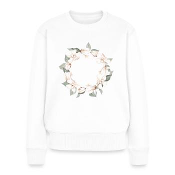 Wöd Godi Tolle Godi Taufpatin Österreich Sprüche - Frauen Premium Bio Pullover - Weiß - Vorne - Julia (174cm)