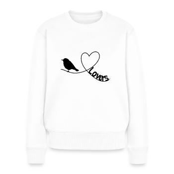 Bird Watching Motif for Birders Bird Lovers - Women's Premium Organic Jumper - white - Front - Julia (174cm)