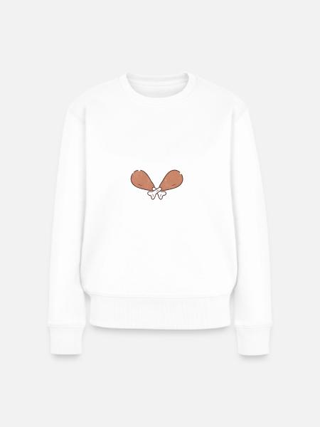 Mittelalter Renaissance Mittelalterfest Ritter - Frauen Premium Bio Pullover - Weiß