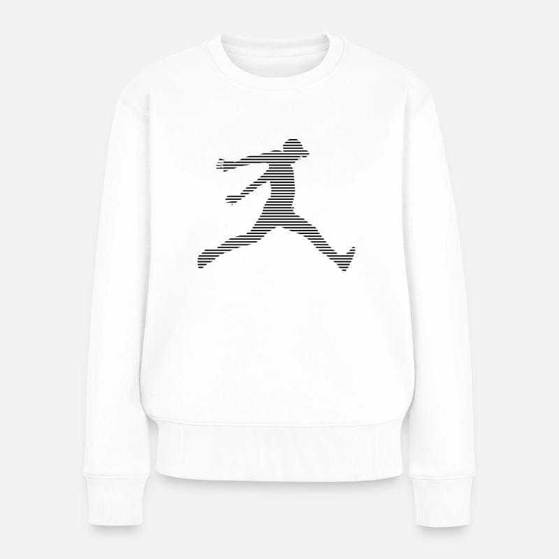Parkour - Frauen Premium Bio Pullover - Weiß