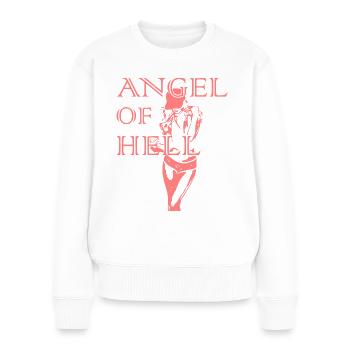 2reborn Angel of Hell Skate Girl Sport 4 - Frauen Premium Bio Pullover - Weiß - Vorne - Julia (174cm)