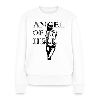 2reborn Angel of Hell Skate Girl Sport 2 - Frauen Premium Bio Pullover - Weiß - Vorne - Julia (174cm)