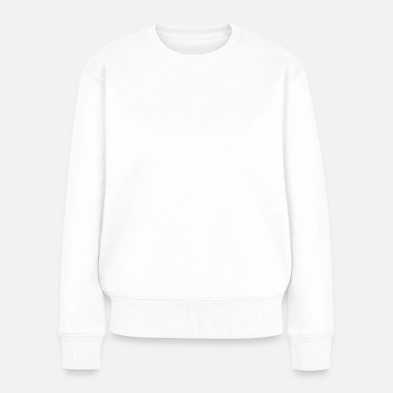 Indoor Rower Ergometer Rowing - Women's Premium Organic Jumper - white