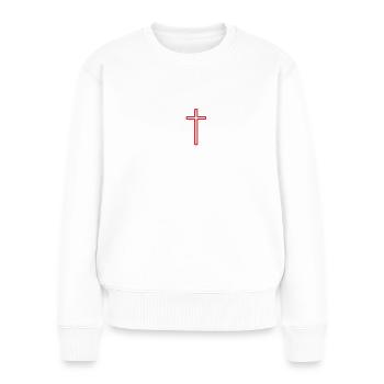 Easter - Celebrate the Resurrection of Jesus - Women's Premium Organic Jumper - white - Front - Julia (174cm)