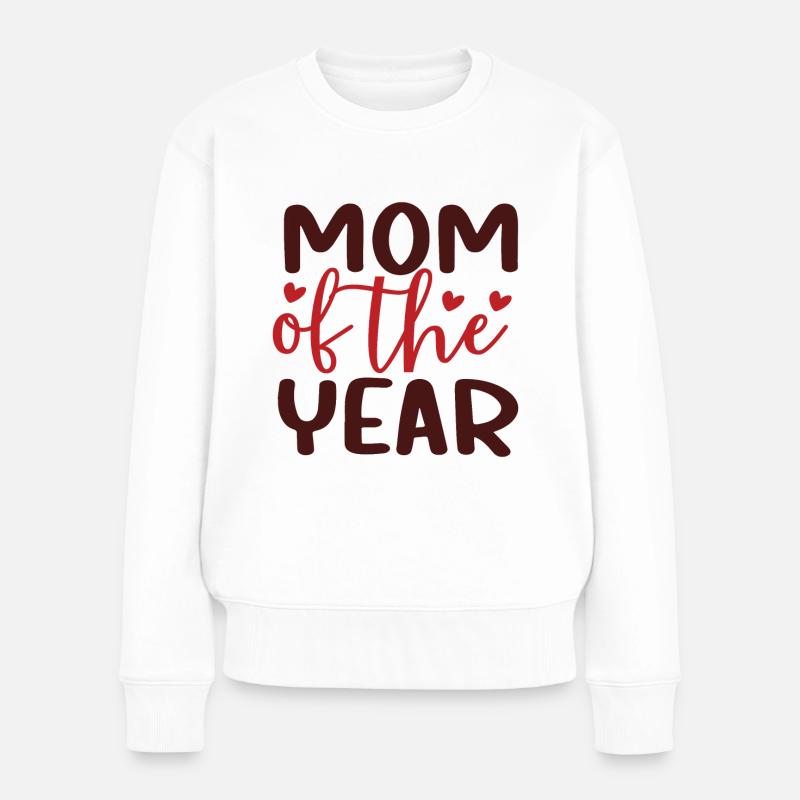 Maman de l’année - Pull Premium bio Femme - blanc
