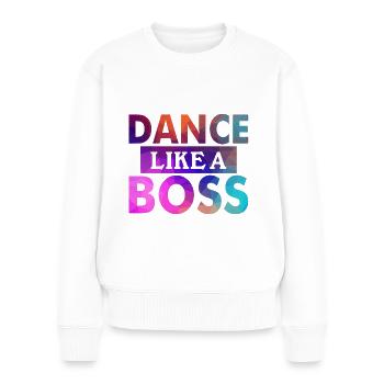 Dancing Dancer Dance - Women's Premium Organic Jumper - white - Front - Julia (174cm)
