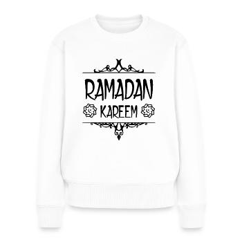 Ramadan Kareem - Women's Premium Organic Jumper - white - Front - Julia (174cm)