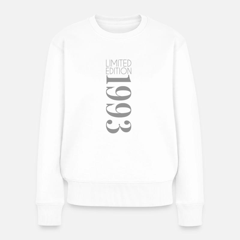 Limited Edition 1993 - Frauen Premium Bio Pullover - Weiß