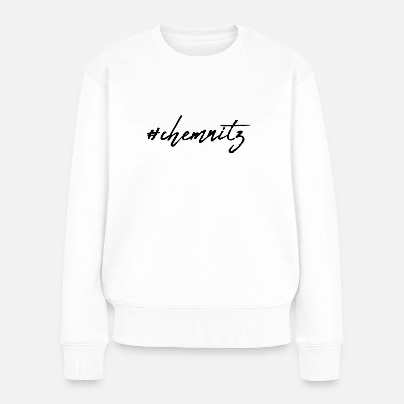 Chemnitz - Frauen Premium Bio Pullover - Weiß