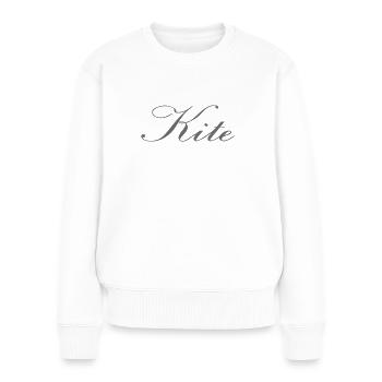 kite - Women's Premium Organic Jumper - white - Front - Julia (174cm)