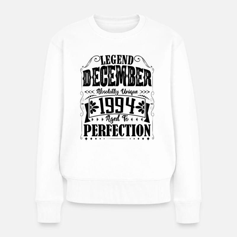 Décembre 1994. Cadeau d'Anniversaire decembre 1994 - Pull Premium bio Femme - blanc