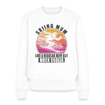 Ski Nut - Women's Premium Organic Jumper - white - Front - Julia (174cm)