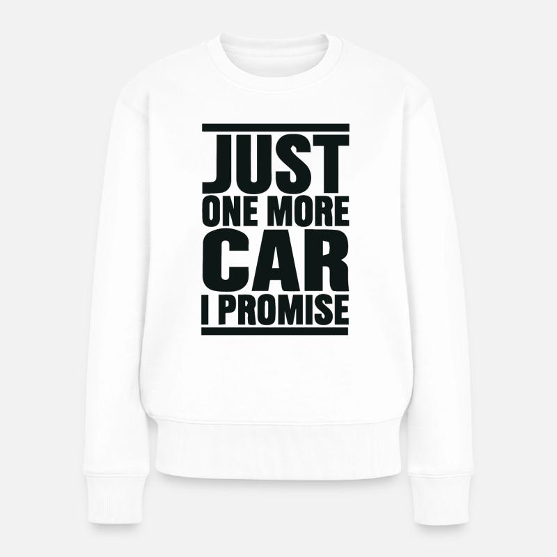 Nur noch ein Auto, das ich verspreche - Mechanic Car Lover - Frauen Premium Bio Pullover - Weiß