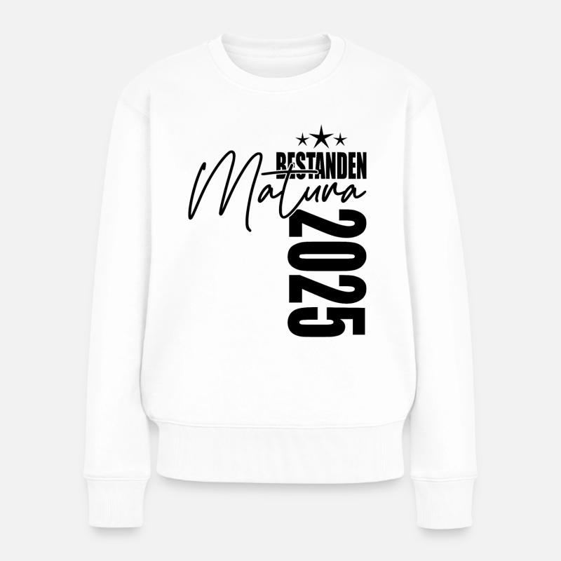 Matura 2025 - Frauen Premium Bio Pullover - Weiß