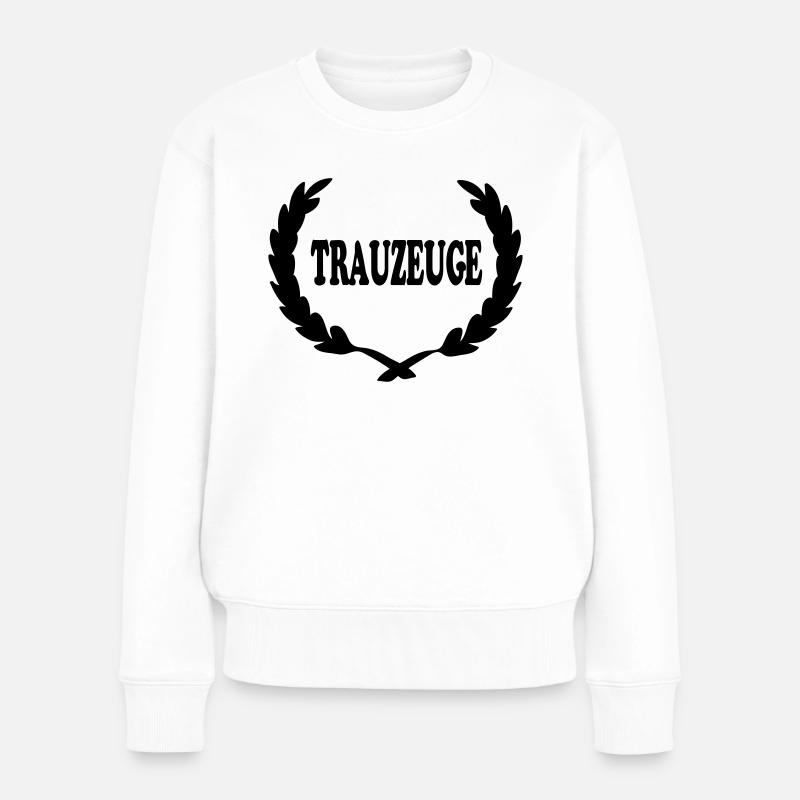 trauzeuge2 - Pull Premium bio Femme - blanc