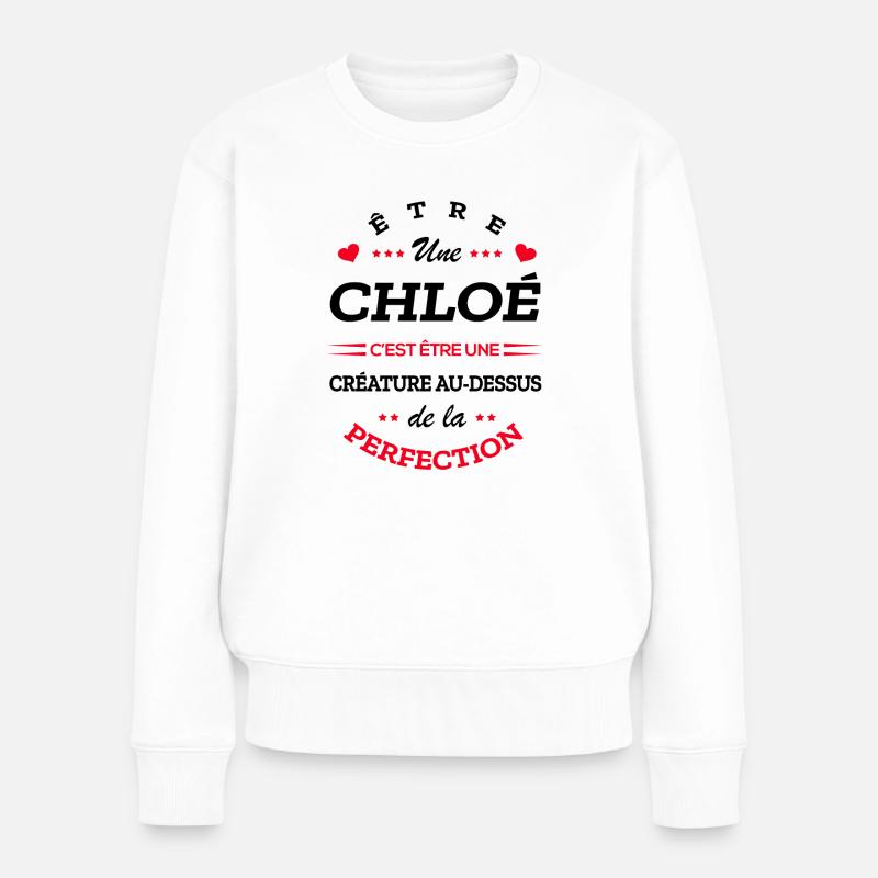CHLOÉ PARFAITE - NOM CHLOÉ - Pull Premium bio Femme - blanc
