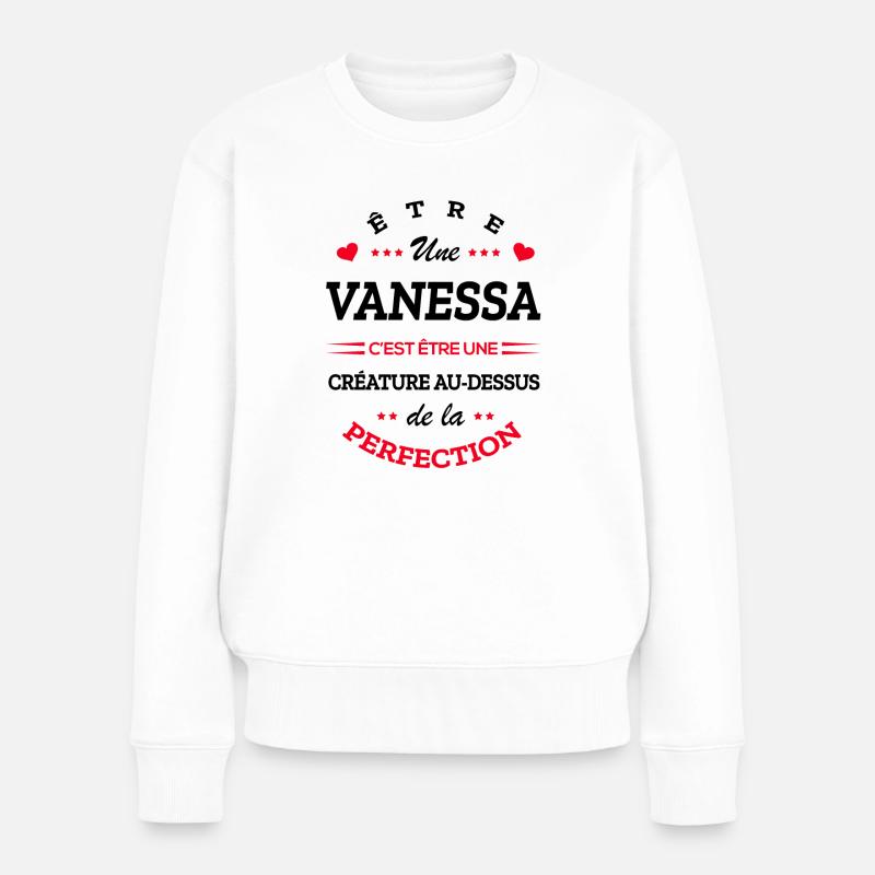VANESSA PARFAITE - NOM VANESSA - Pull Premium bio Femme - blanc