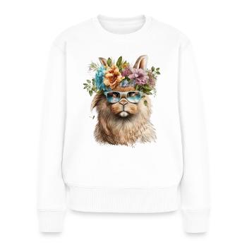 Funny Rabbit - Women's Premium Organic Jumper - white - Front - Julia (174cm)