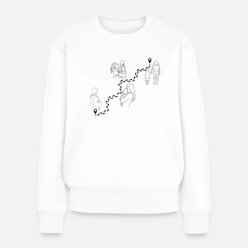 Muttertag - Perfekte Mama - Danke Mama - Frauen Premium Bio Pullover - Weiß