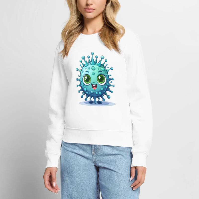 Virus oder Bakterium Frauen Premium Bio Pullover