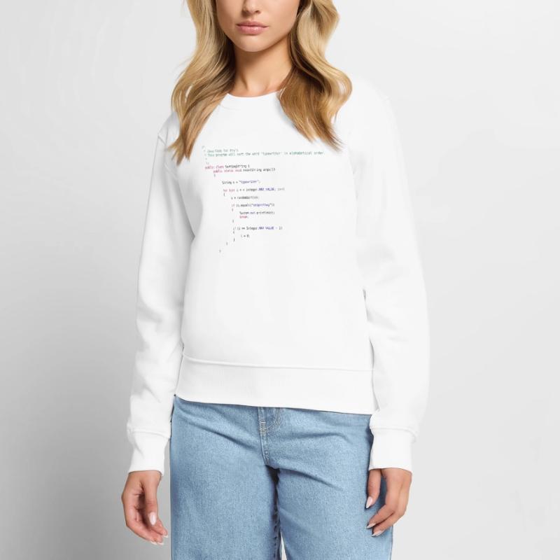 code Java drôle pour trier Pull Premium bio Femme