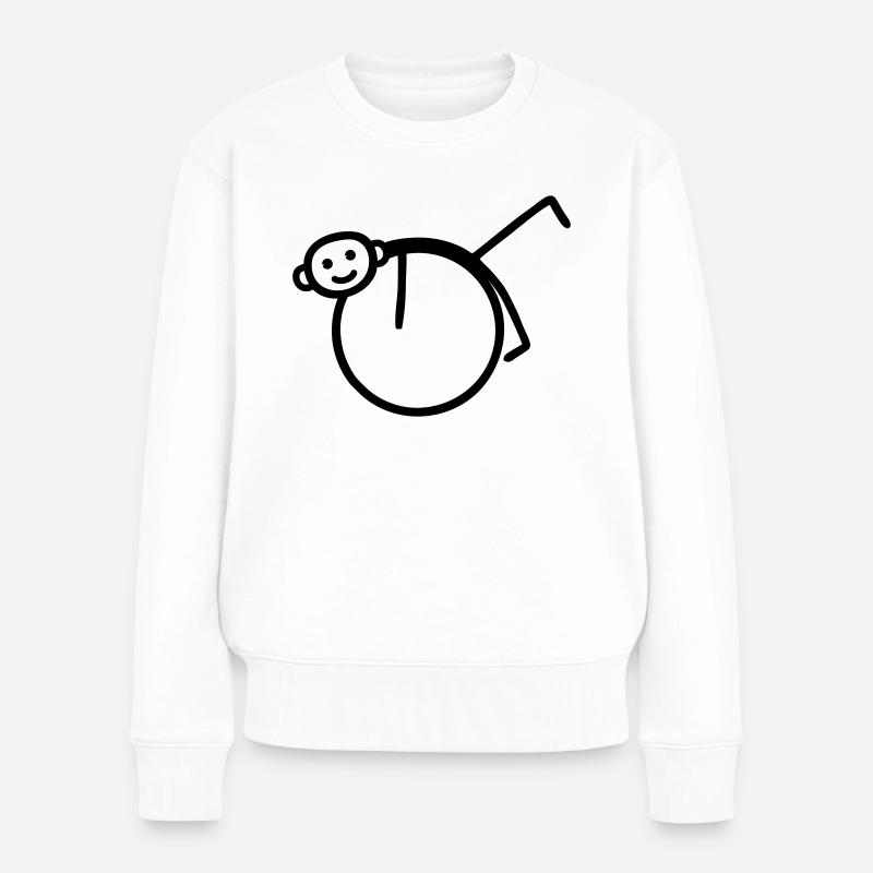Gymnastik - Physiotherapie - Frauen Premium Bio Pullover - Weiß
