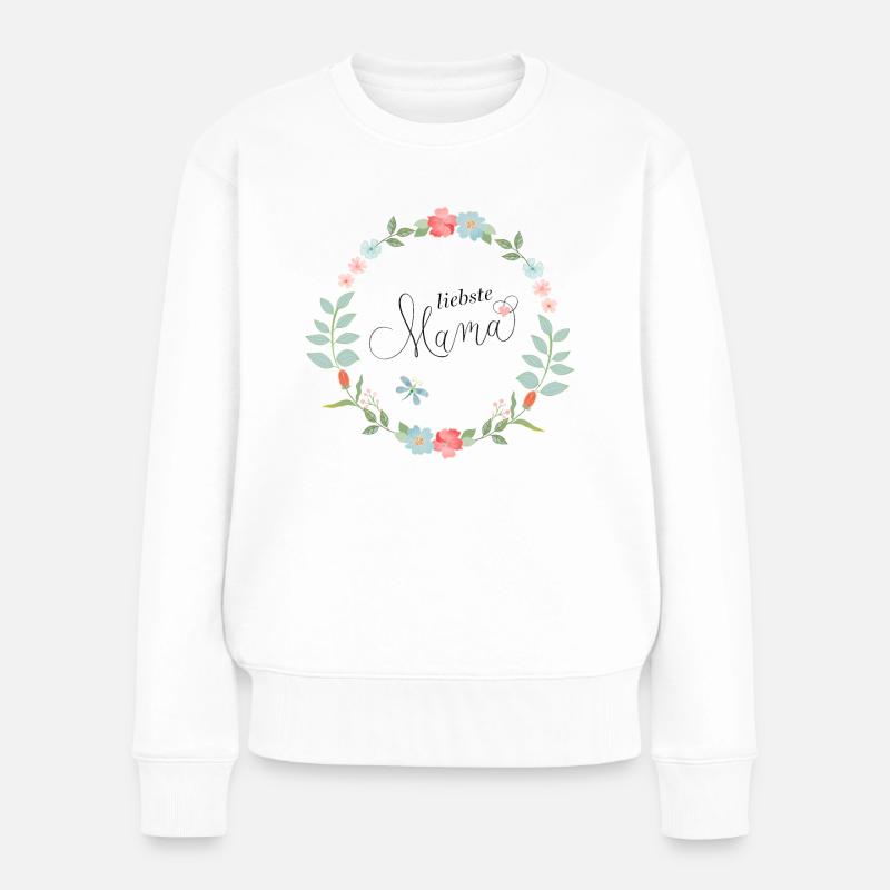 Maman est la bien-aimée - Pull Premium bio Femme - blanc