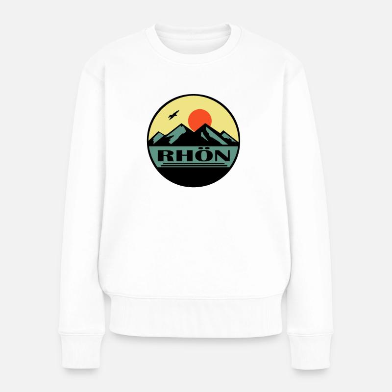 Rhön - Frauen Premium Bio Pullover - Weiß