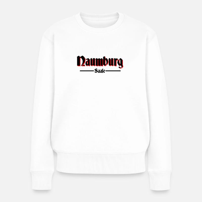 naumburg - Frauen Premium Bio Pullover - Weiß