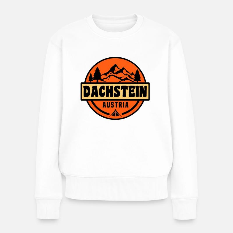Dachstein - Frauen Premium Bio Pullover - Weiß