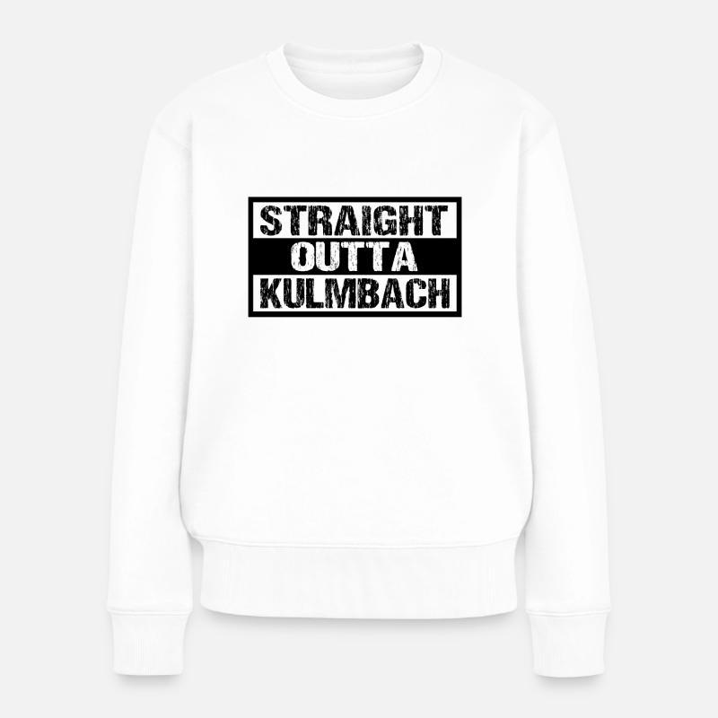 Kulmbach - Frauen Premium Bio Pullover - Weiß