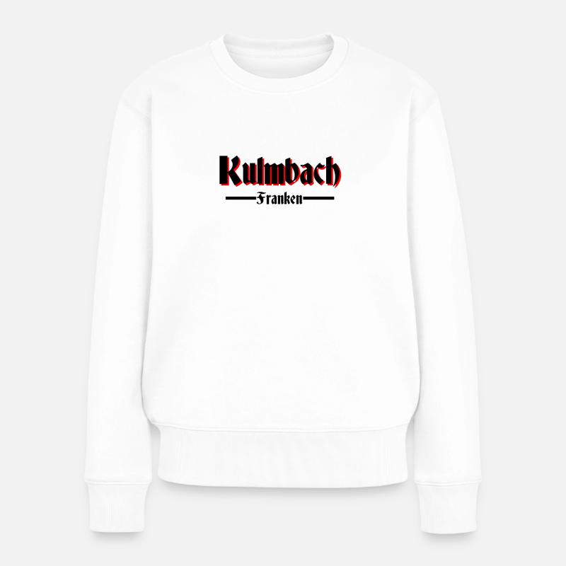 Kulmbach - Frauen Premium Bio Pullover - Weiß