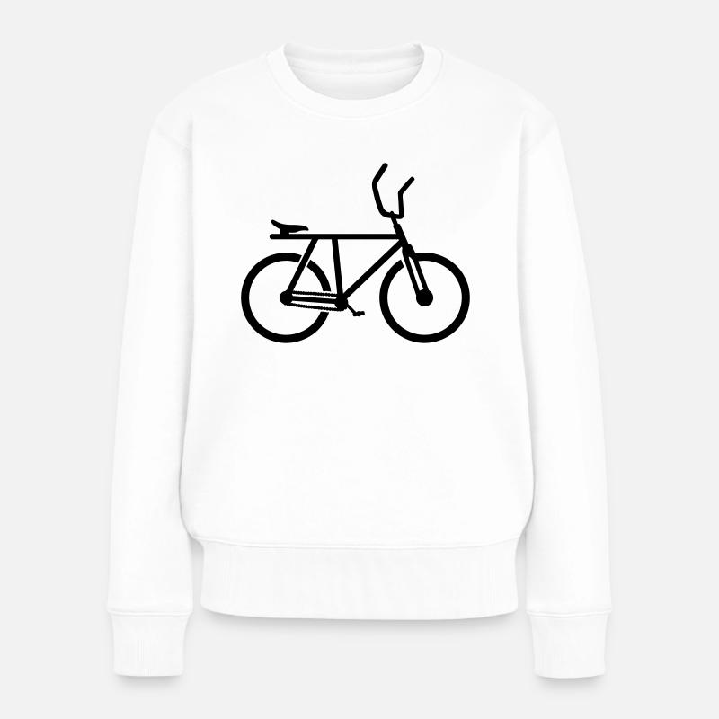 Radball - Frauen Premium Bio Pullover - Weiß
