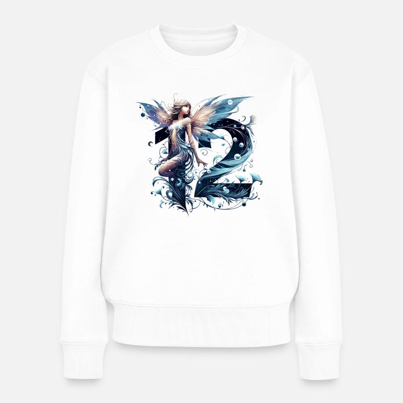12 Jahre Fee Elfe Geburtstag Geschenk - Frauen Premium Bio Pullover - Weiß