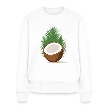 Coconut - Women's Premium Organic Jumper - white - Front - Julia (174cm)