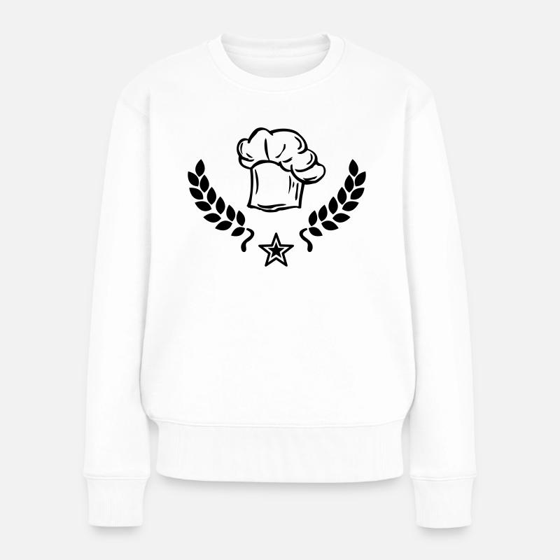 Toque de chef - Pull Premium bio Femme - blanc