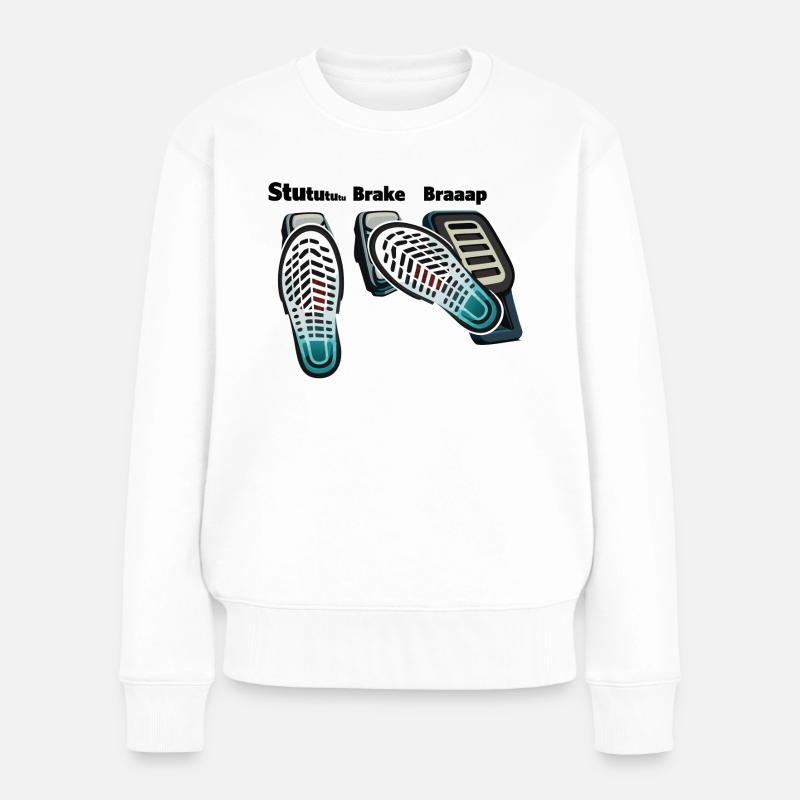 3 Pedals, 1 Love - Frauen Premium Bio Pullover - Weiß