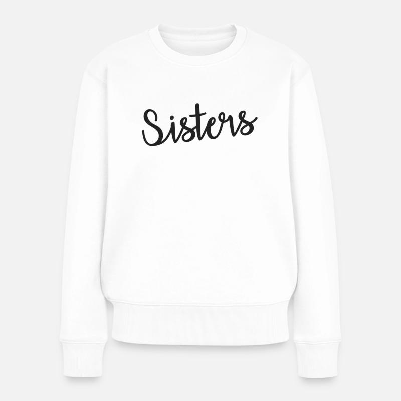 Soeurs - Pull Premium bio Femme - blanc