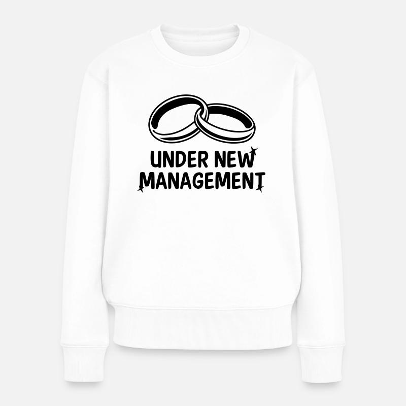 under_new_management__f1 - Pull Premium bio Femme - blanc