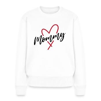 Mommy - Women's Premium Organic Jumper - white - Front - Julia (174cm)