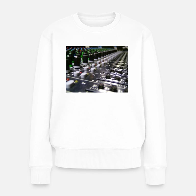 Table de mixage Musicsound - Pull Premium bio Femme - blanc