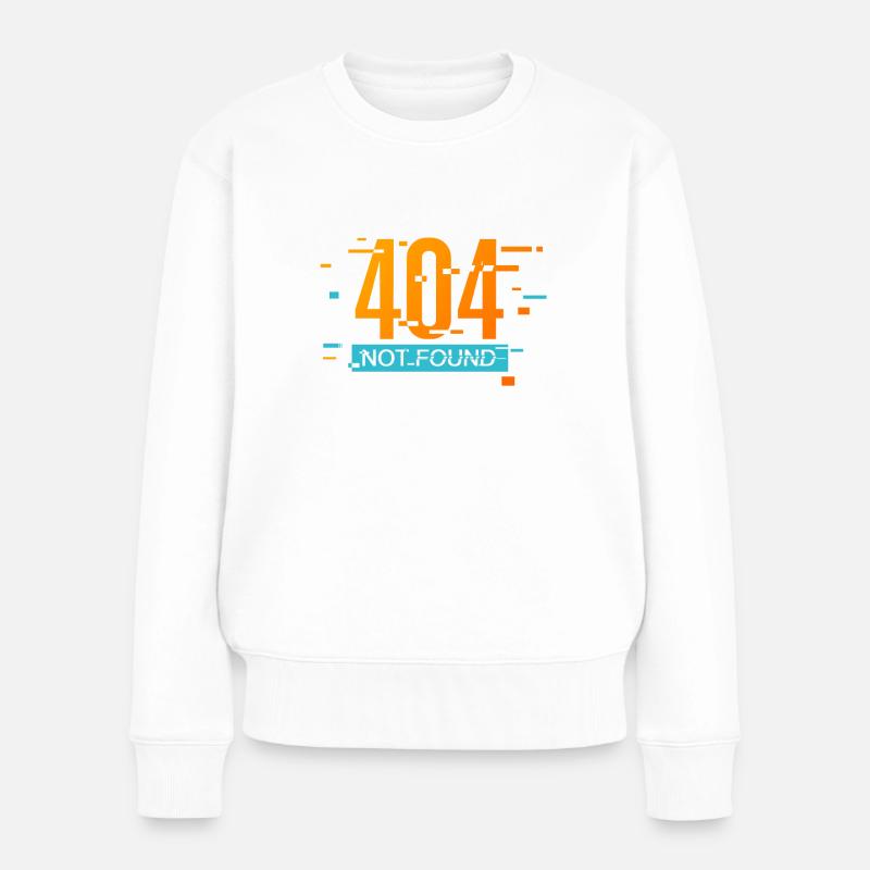 ERREUR 404 - Pull Premium bio Femme - blanc