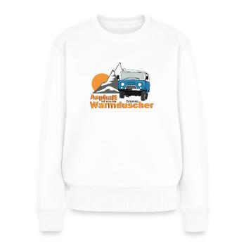 UAZ - L’asphalte est quelque chose pour les doucheurs chauds - Pull Premium bio Femme - blanc - Devant - Julia (174cm)