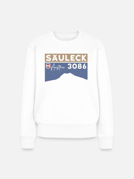 Säuleck Hohe Tauern Skitour Bergtour Klettersteig - Frauen Premium Bio Pullover - Weiß