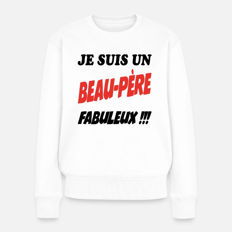 FRERE SOEUR BRUDER SCHWESTER - Frauen Premium Bio Pullover - Weiß
