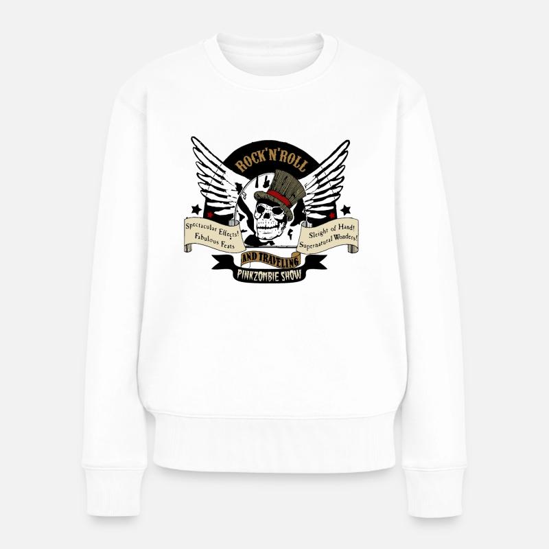 Rnr show - Pull Premium bio Femme - blanc